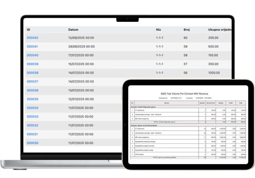 Izdavanje računa, izvještaji, upravljanje zalihama