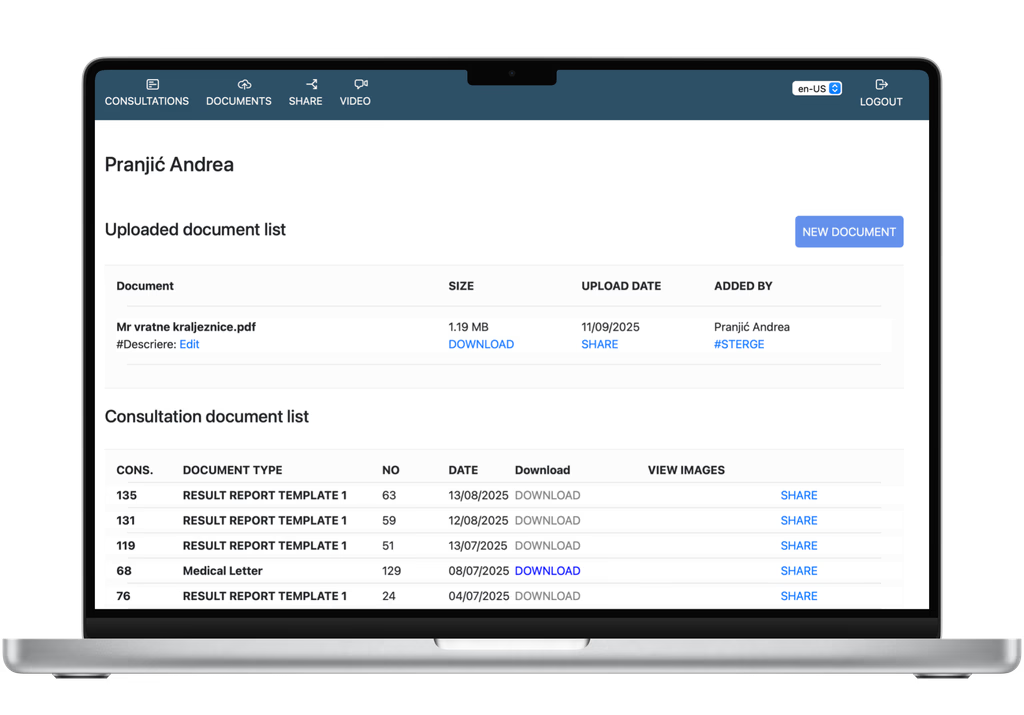 Digitalna platforma za pacijente